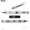 Club 3D CSV-1594 - USB Gen1 Type-C 9-in-1 hub - HDMI VGA 2x USB Gen1 Type-A RJ45 SD/Micro SD - Zilver