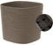 Pot met waterreserve - GARDEN ID Respect - Taupe 20 x 20 cm - 100% huishoudelijk afval - 100% recyclebaar - Gestructureerd oppervlak.