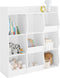 SoBuy KMB120-W - Boekenkast - 9 open vakken - Wit