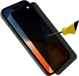 BeHello iPhone 16 Pro Max - Privacy Glass Screenprotector - H9 hardheid
