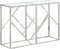 vidaXL - Wandtafel - roestvrijstaal - en - gehard - glas - zilverkleurig