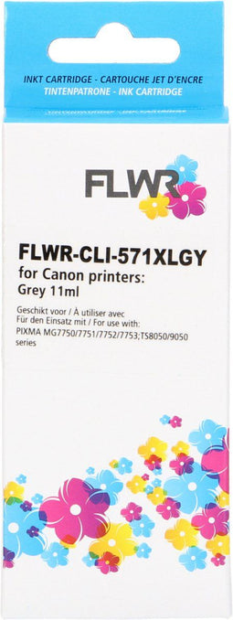 Huismerk Canon CLI-571 XL - Inktcartridge - 12.2 ml - Grijs