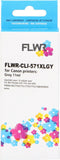 Huismerk Canon CLI-571 XL - Inktcartridge - 12.2 ml - Grijs