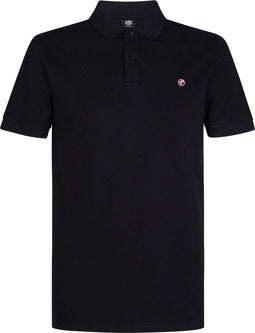 Petrol Industries - Heren Klassieke Polo Dolphin - Zwart - Maat M