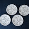 Laura Ashley Artisan Collectables Borden set van 4 - Ø 23cm - Belvedere