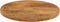 vidaXL - Tafelblad - rond - Ø - 60x3,8 - cm - massief - ruw - mangohout