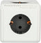 Universele Reisadapter Allocacoc PowerCube Wit