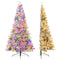 Coast Half Kunstkerstboom - Voorverlicht 210 cm - Sneeuw Effect - Wit/Groen - 126 x 63 x 210 cm