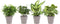 Combibox hippe kamerplanten in Anne Taupe keramiek – ↨ 25cm – ⌀ 12cm
