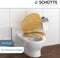 SCHÜTTE 81101 - WC-Bril - Massief Bamboe - Soft Close - Bruin