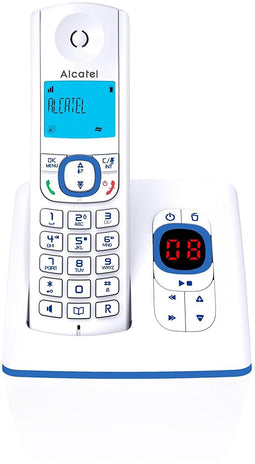 Alcatel F530 - DECT-telefoon - Nummerherkenning Handsfree - Blauw/Wit