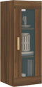 vidaXL - Wandkast - 34,5x34x90 - cm - bruin - eikenkleur