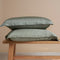 Coco & Cici - Bamboe Kussensloop 70 x 60 cm - Kussenhoes - Olijfgroen - 100% Eco Bamboe - Volant 2 cm - 1 stuk
