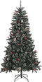 vidaXL - Kunstkerstboom - met - standaard - 180 - cm - PVC - groen
