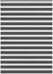 vidaXL - Zebra - rolgordijn - 165x200 - cm - stofbreedte - 160,9 - cm - zwart