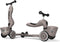 Scoot and Ride Highwaykick 1 - 2in1 Kickboard met Zitting - Verstelbare Hoogte - Bruin