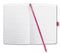 Sigel - notitieboek - Jolie Flair - A5 - hardcover - 174 pagina's - lijn - 80 grams papier - fuchsia roze - SI-JN105