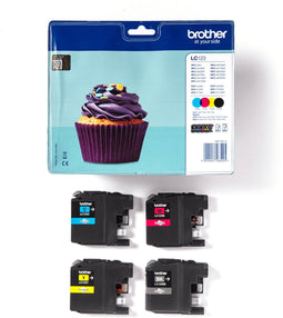 Brother LC-123VALBP - Inktcartridge - Zwart en 3 kleuren