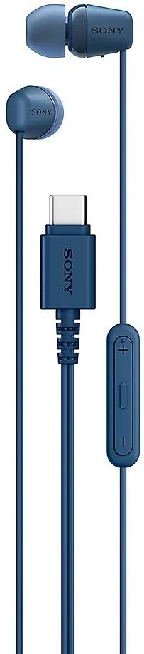 Sony IER-EX15C - In-ear oordopjes - USB-C aansluiting - Blauw