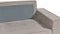 KARILA - Hoekbank met opbergruimte - Taupe - Rechtszijdig - Polyester