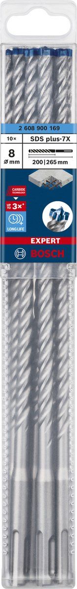 Bosch SDS plus-7X - Hamerboor - 4 snijkanten - Langdurige prestaties