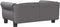 vidaXL - Hondenmand - 70x45x30 - cm - kunstleer - grijs