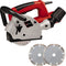 Einhell TC-MA 1300 - Muurfrees - 1320 W - Ø125 mm - Groefdiepte 8-30 mm - Groefbreedte 8-26 mm - Incl. 2x diamantslijpschijven (2 stuks)