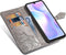 Hoesje Met Pasjeshouder Geschikt voor Xiaomi Redmi 9A - Mandala Bookcase - Grijs