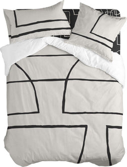 Noorse hoes HappyFriday Blanc Serenity Multicolour 180 x 220 cm