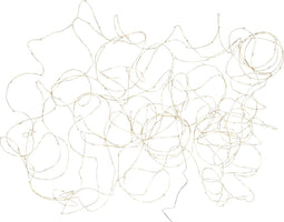 J-Line slinger Draad 300Led 30M - kunststof - zilver - warm wit - LED lichtjes