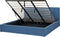DREUX - Bed met opbergruimte - Blauw - 180 x 200 cm - Polyester