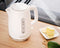 C280B ELDOM Kettle ELLI, capacity 1.7 l, power 2200 W, black, strix, white