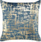 GARDENIA - Sierkussen set van 2 - Blauw - 45 x 45 cm - Fluweel