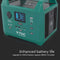 V-TAC VT-303N-UK - V-TAC Portable Power Station - 300W - Groen