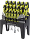Draper - Tools - Schroevendraaier, - inbus - en - bit - set - 44-delig - groen - 78619