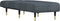 vidaXL - Chaise - longue - fluweel - donkergrijs