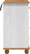 vidaXL - Ladekast - 'ASKIM'Wit - 45,8x40x79 - cm - Massief - Dennenhout