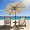 Coast Zonnescherm - Terrasparasol met LED-verlichting - 230 x 230 x 225 cm - Beige