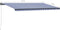 vidaXL - Luifel - handmatig - uittrekbaar - 600x300 - cm - blauw - en - wit
