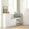 SoBuy FSR64-W - Schoenenkast - 2 kleppen - Wit 104x52x24cm