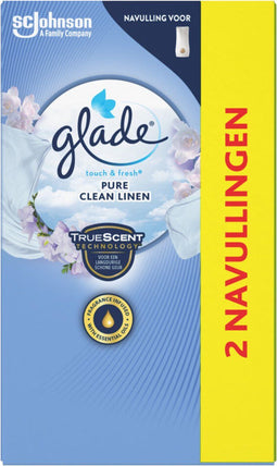 Glade Touch & Fresh - Navullingen Pure Clean Linen 2 x 10ML (2 stuks)