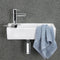 Differnz Helios - Fonteinset - 37,5x18,5x9 cm - Koudwaterkraan Links - Mat Goud - Wandmontage