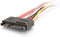 C2G 10256 SATA-kabel 0,3 m Multi kleuren