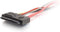 C2G 10256 SATA-kabel 0,3 m Multi kleuren