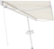 vidaXL - Luifel - vrijstaand - handmatig - uittrekbaar - 500x350 - cm - crèmekleurig