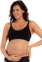 MAGIC Bodyfashion Mama Comfort - Voedingsbeha - Beugelloos met uitneembare pads - Zwart