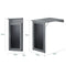 SoBuy FWT20-HG - Inklapbare Wandtafel - Krijtbord - 50 x 175 x 76 cm - Grijs