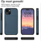 imoshion Hoesje Geschikt voor iPhone 15 Hoesje - Ruimte voor 2 pasjes - imoshion Backcover met pasjeshouder - Donkerblauw