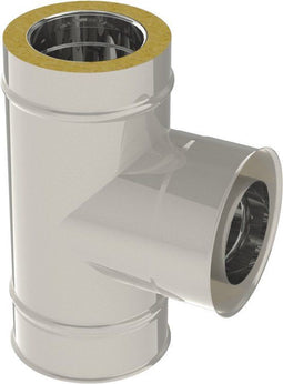 Saninstal T-stuk 90 - 80-130mm - RVS