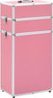 vidaXL - Make-up - trolley - aluminium - roze